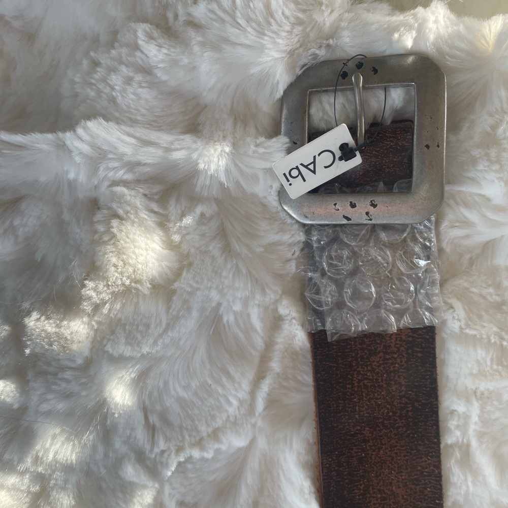 Brand New With Tags Cabi Leather Belt.